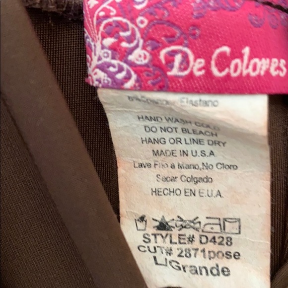 Brown Party Dress Size: Large - Picture 4 of 4